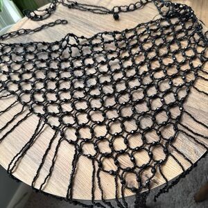 Hand made BEADED SCARF( Necklace ) 1920S STYLE VINTAGE has small  imperfection